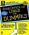 StarOffice for LINUX for Dummies