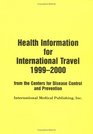 Health Information for International Travel 19992000