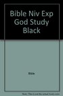 Experiencing God Study Bible: New International Version (Niv), Black Bonded Leather Concordance, Words of Christ in Red