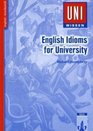UniWissen English Idioms for University