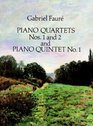 Piano Quartets Nos 1 and 2 and Piano Quintet No 1