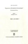 Wittgensteins 'Philosophische Untersuchungen' Kt Bd1 Abschnitte 1 bis 315