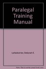 Paralegal Training Manual