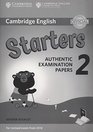 Cambridge English Young Learners 2 for Revised Exam from 2018 Starters Answer Booklet Authentic Examination Papers