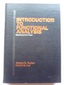 Introduction to Functional Analysis