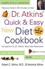 Dr Atkins' Quick  Easy New Diet Cookbook  Companion to Dr Atkins' New Diet Revolution