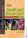 Health and Social Care for VGCSE Teacher Support Pack