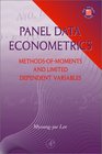 Panel Data Econometrics MethodsofMoments and Limited Dependent Variables