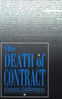The Death of Contract