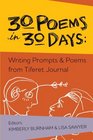 30 Poems in 30 Days Writing Prompts  Poems from Tiferet Journal