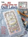 50 Nifty IronOn Quilt Labels