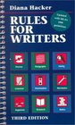 Rules for Writers 1999 Mla Update