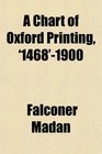 A Chart of Oxford Printing '1468'1900
