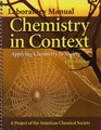 Laboratory Manual to accompany Chemistry In Context  Applying Chemistry To Society