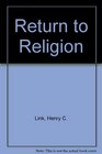 Return to Religion