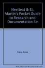 NextText  St Martin's Pocket Guide to Research and Documentation 4e