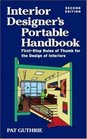 Interior Design Portable Handbook  FirstStep Rules of Thumb for Interior Architecutre