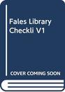 Fales Library Checklist