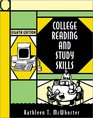 College Reading  Study Skills