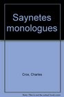 Saynetes et monologues nouvelle edition