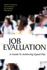 Job Evaluation A Guide to Achieving Equal Pay