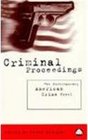 Criminal Proceedings The Contemporary American Crime Novel