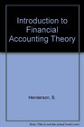 Introduction to Financial Accounting Theory