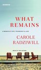 What Remains  A Memoir of Fate Friendship and Love