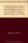 Fundamentals of Nursing Vols 12  Procedure Checklist  Taber's Cyclopedic Medical Dictionary 21st Ed  Davis's Drug Guide for Nursing 11th Ed  Davis's  of Lab and Diagnostic Tests 3rd Ed  Rnotes