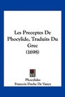 Les Preceptes De Phocylide Traduits Du Grec