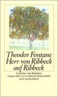 Herr von Ribbeck auf Ribbeck Gedichte und Balladen