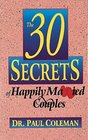 The 30 Secrets of Happily Married Couples