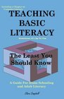 Teaching Basic Literacy The Least You Should Know
