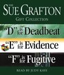 Sue Grafton DEF Gift Collection: "D" Is for Deadbeat, "E" Is for Evidence, "F" Is for Fugitive