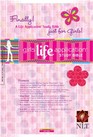 Girls Life Application Study Bible New Living Translation Hot Pink Leatherlike