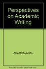 Perspectives on Academic Writing