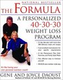 The Formula A Personalized 403030 Weight Loss Program