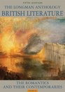 The Longman Anthology of British Literature Volume 2A The Romantics and Their Contemporaries