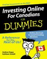 Investing Online for Canadians for Dummies