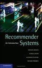 Recommender Systems An Introduction