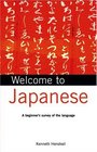 Welcome to Japanese A Beginner's Survey of the Language