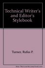 Technical Writer's and Editor's Stylebook