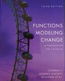 Functions Modeling Change A Preparation for Calculus 3rd Edition with WebAssign 1 Semester Set