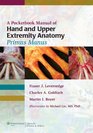 A Pocketbook Manual of Hand and Upper Extremity Anatomy Primus Manus