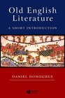 Old English Literature A Short Introduction