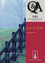 Law of Tort 101 Questions and Answers