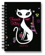 French Kitty SpiralBound Blank Journal