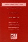 Authors of the Middle Ages English Writers of the Late Middle Ages  Nos 711
