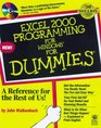 Excel 2000 Programming for Dummies