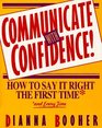 Communicate With Confidence